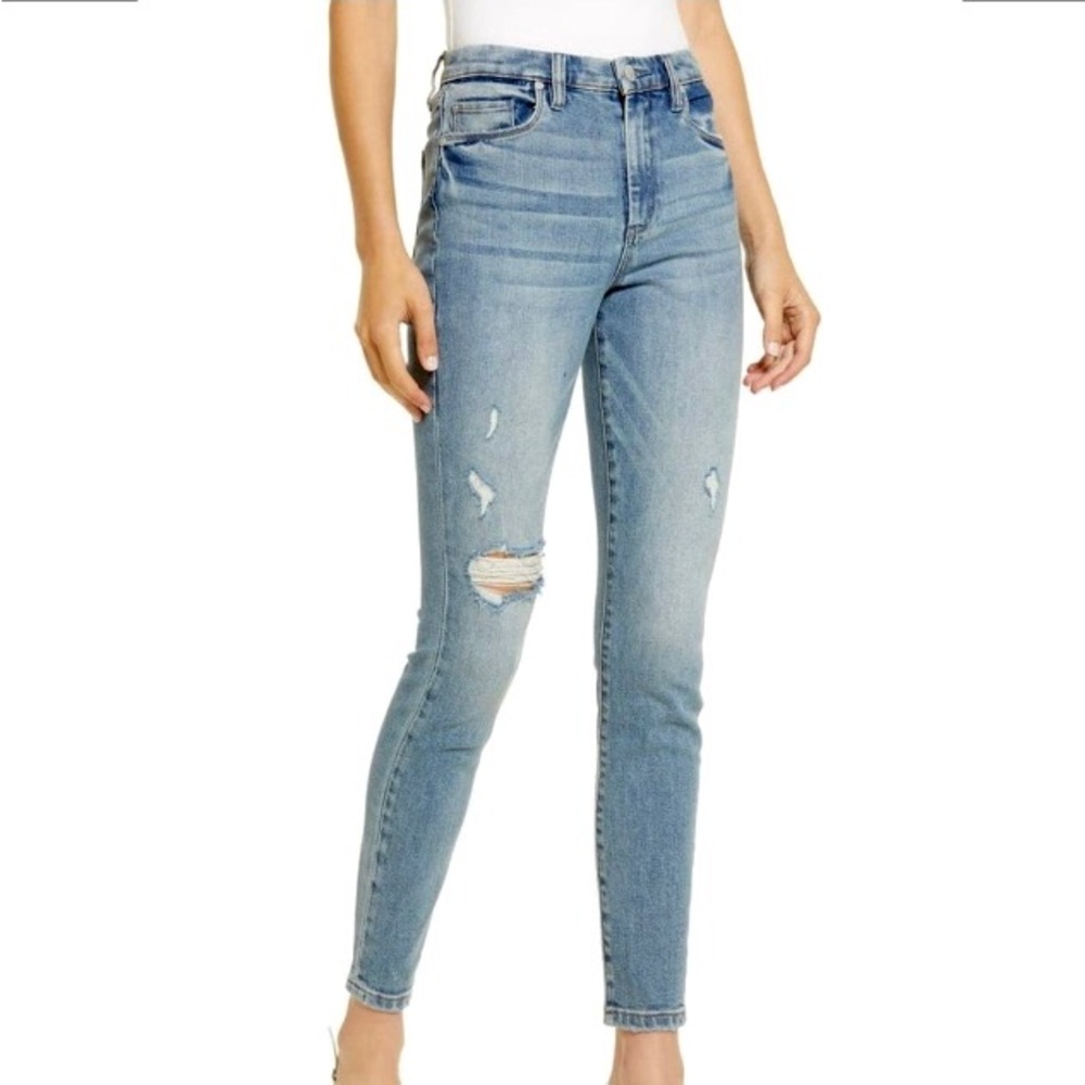 BlankNYC The Great Jones High-Rise Distressed Skinny Jean 26